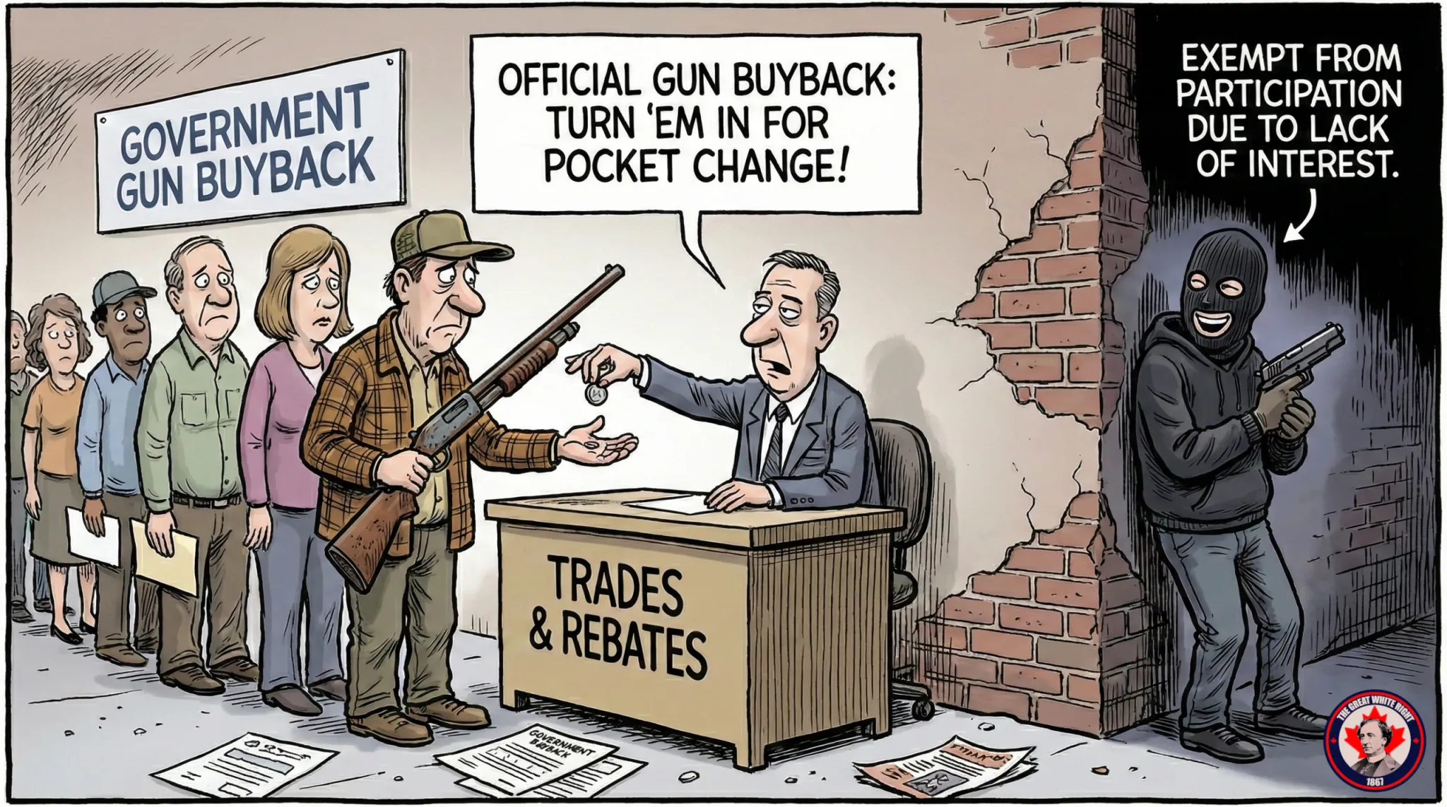 The Voluntary Disarmament Paradox (Gun Buyback Program)
