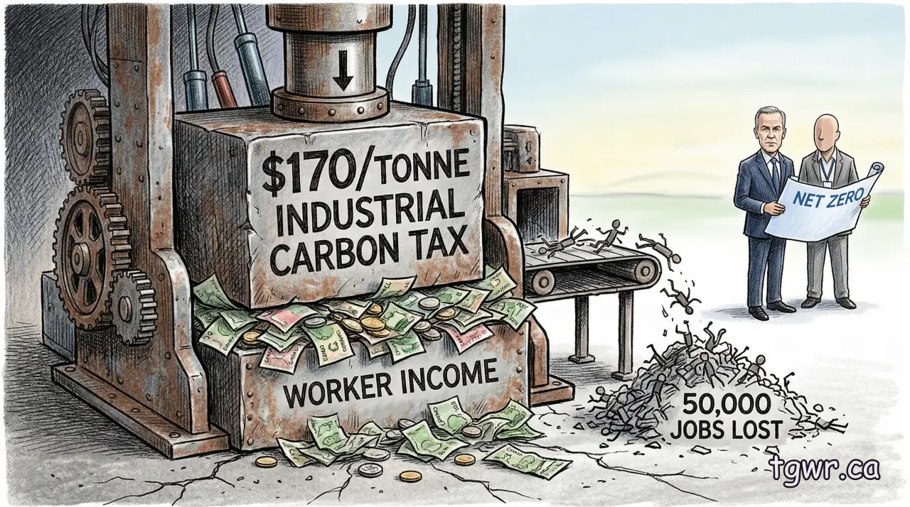 Carney's $170 Carbon Tax Grinds Workers for Net Zero