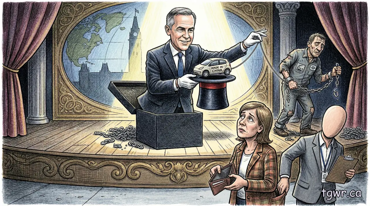 Carney’s EV Illusion: Hiding China’s Forced Labour Costs